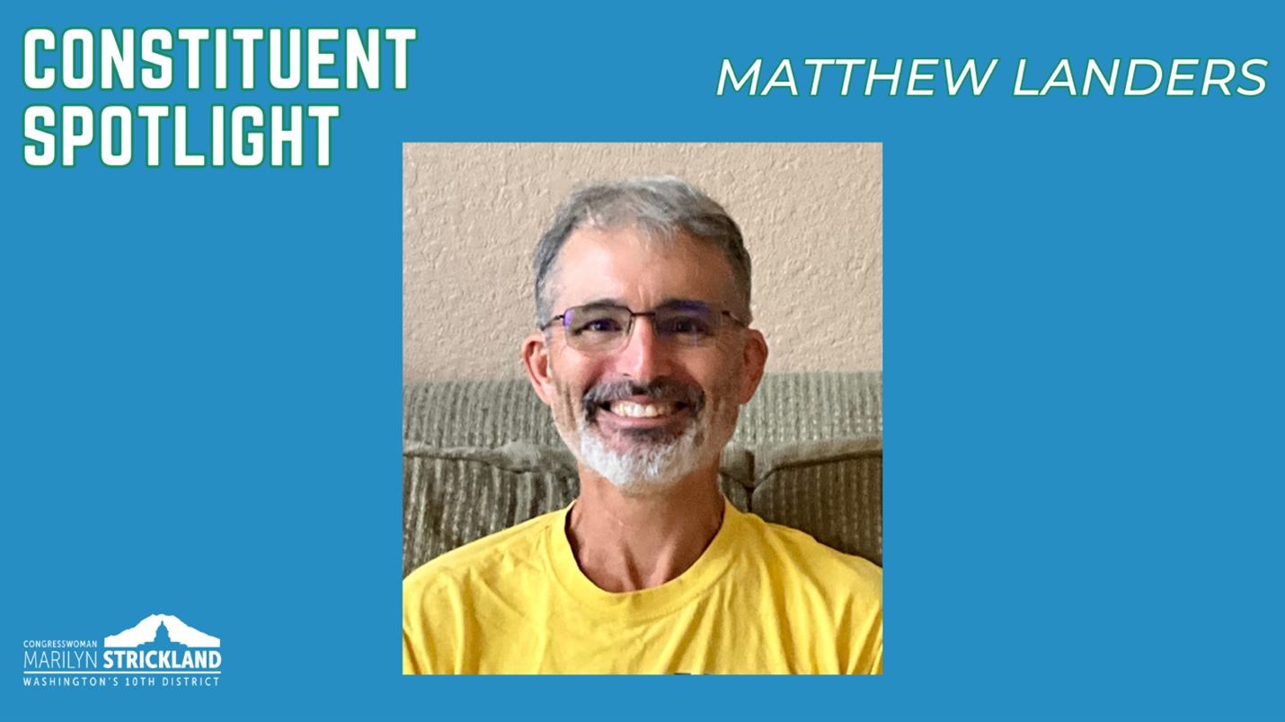 Constituent Spotlight: Matthew Landers 