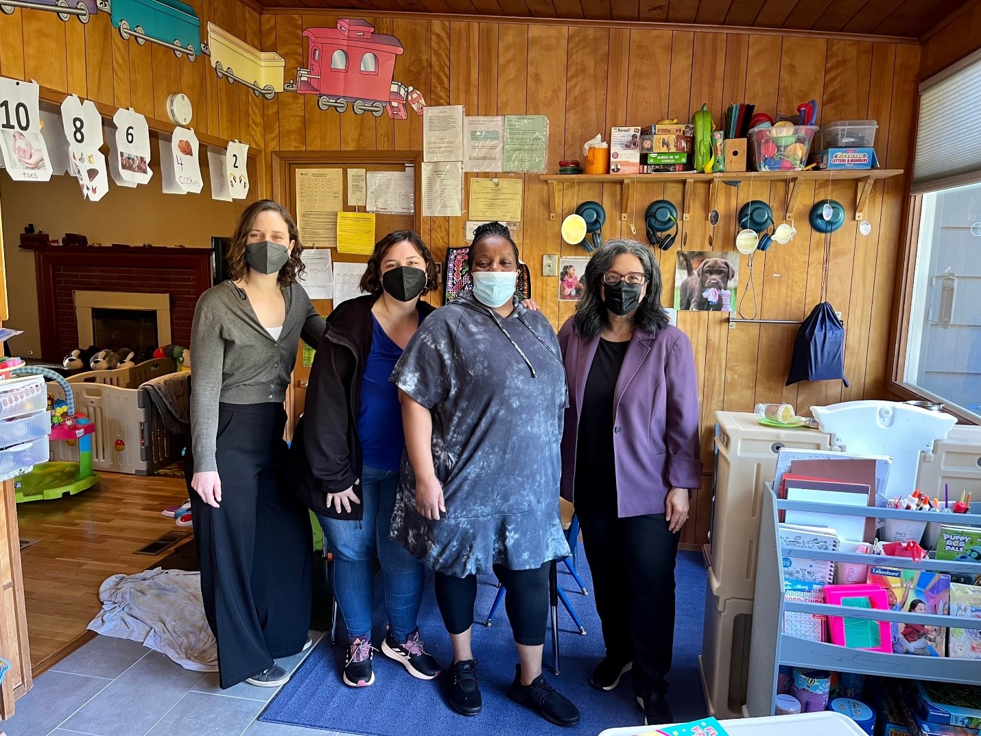 Congresswoman at Child Care Facility