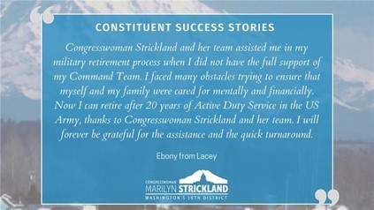 Constituent Success Story