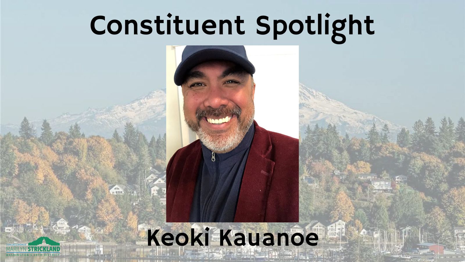 Photo of constituent, Keoki Kauanoe