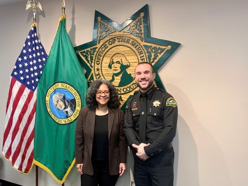 Congresswoman Strickland and Thurston County Sheriff Sanders