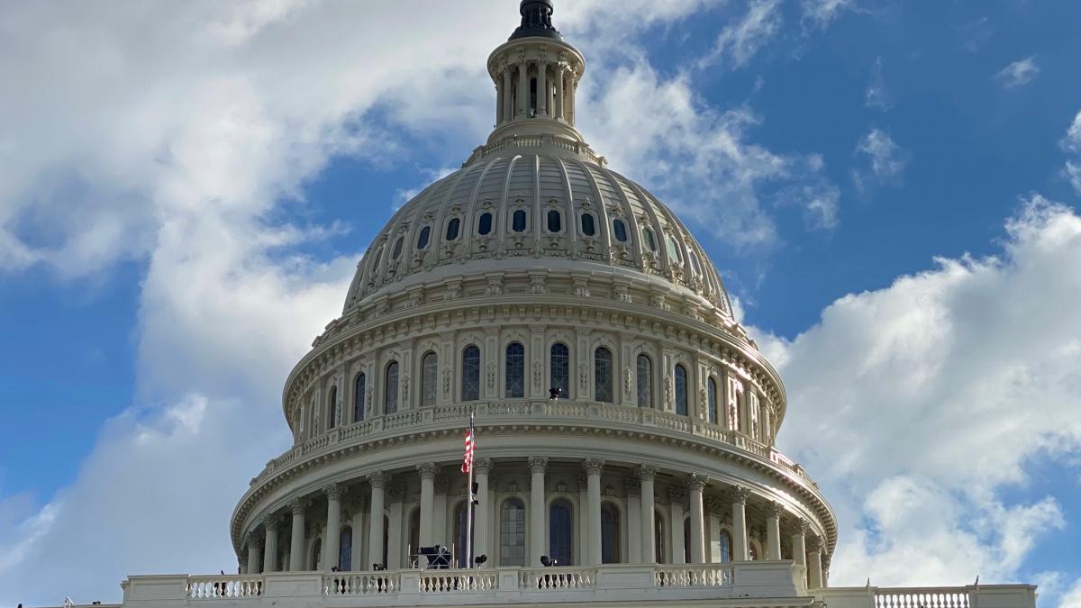 US Capitol on Inauguration Day