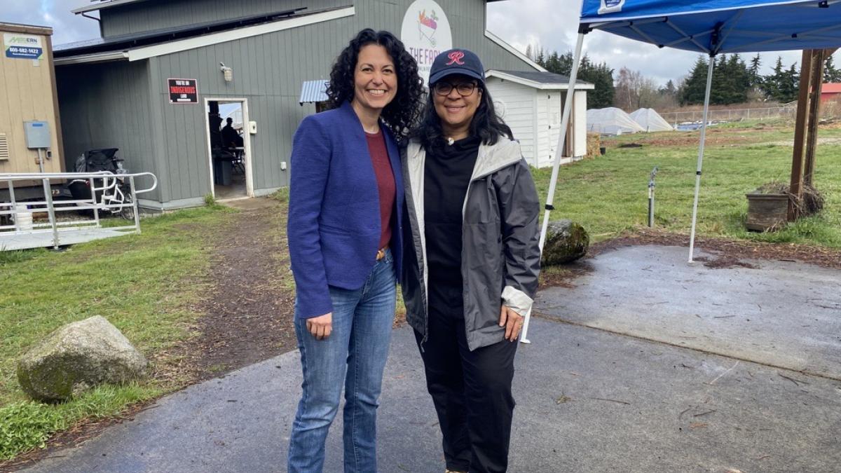 USDA Under Secretary Xochitl Torres Small and Congresswoman Marilyn Strickland